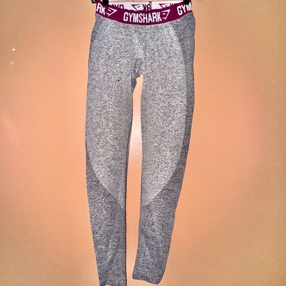 Gymshark Pants - Gymshark Women's Flex Legging Pants in Pink/Grey Size Small